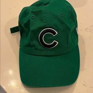 Green Notre Dame/ Chicago Cubs Collab Baseball Cap
